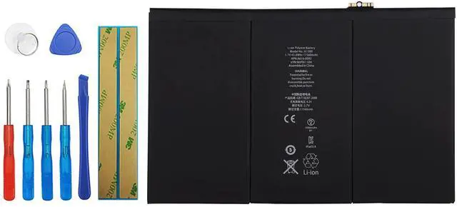 Main image of A1389 Replacement Battery 616-0592, 616-0593, 616-0604 Battery Compatible with iPad 3 A1416, A1430 iPad 4 A1458, A1459, A1460
