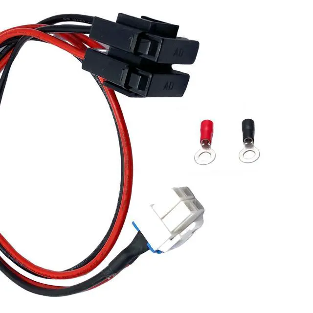 Alt view image 5 of 5 - 3.28 Ft 4 Pin 12 AWG DC Power Cable Compatible with Yaesu Radio FT-450 FT950 Ken Wood TS-480 TS-590SG TS-890s Icom IC-7000 IC-7600