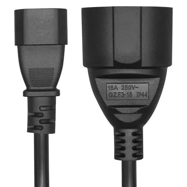 Alt view image 5 of 7 - IEC 320 C14 to Europe Schuko Female Socket Short Power Cord Plug, Europe CEE7/7 Schuko Socket to C14 Plug 220v Short Power Cords 1ft,CEE7 Adapter Schuko Female Adapter,18AWG, 1ft/30cm