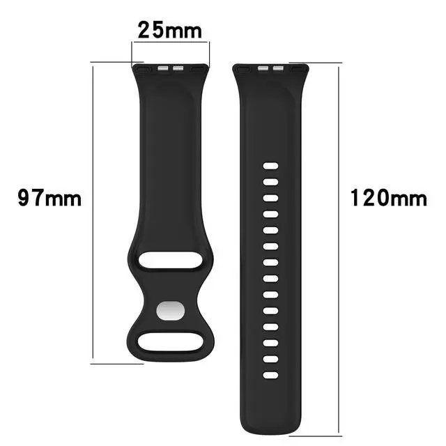Alt view image 7 of 7 - 4-Pack Compatible with Honor Rossini 2i Band, Soft Silicone Replacement Sport Wristband Strap Accessories for Rossini 2i
