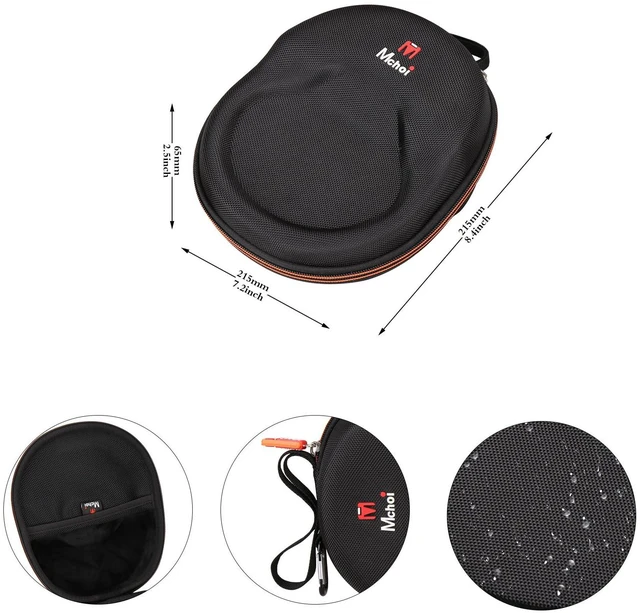Alt view image 7 of 7 - Hard Carrying Case Suitable for LEVN Headset with Microphone, Trucker Headset, Waterproof Shockproof Headset Travel Protective Case, Case Only