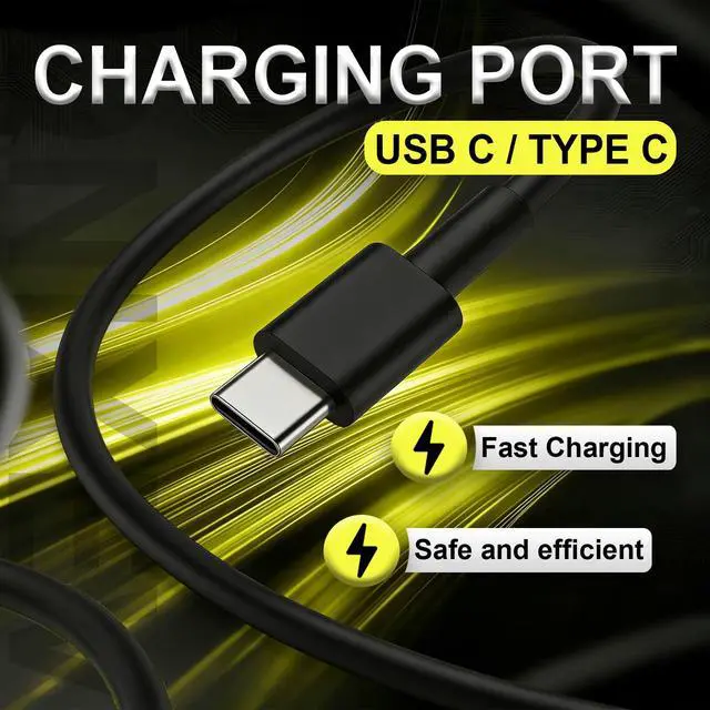 Alt view image 2 of 7 - Replacement for Dell 65W Laptop Charger USB C; Compatible with Chromebook 3100 3110 5400 Latitude 5420 5430 5440 5450 5520 5540 7410 7420 XPS 13 20V 3.25A Type C Power Supply Adapter Cord