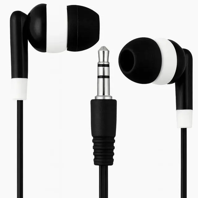 Alt view image 3 of 5 - LowCostEarbuds Bulk Pack of 50 Mixed Candy Color Individually Packaged 3.5mm in-Ear Earbuds/Headphones - Great for Schools/Kids/Libraries