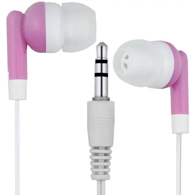 Alt view image 5 of 5 - LowCostEarbuds Bulk Pack of 50 Mixed Candy Color Individually Packaged 3.5mm in-Ear Earbuds/Headphones - Great for Schools/Kids/Libraries