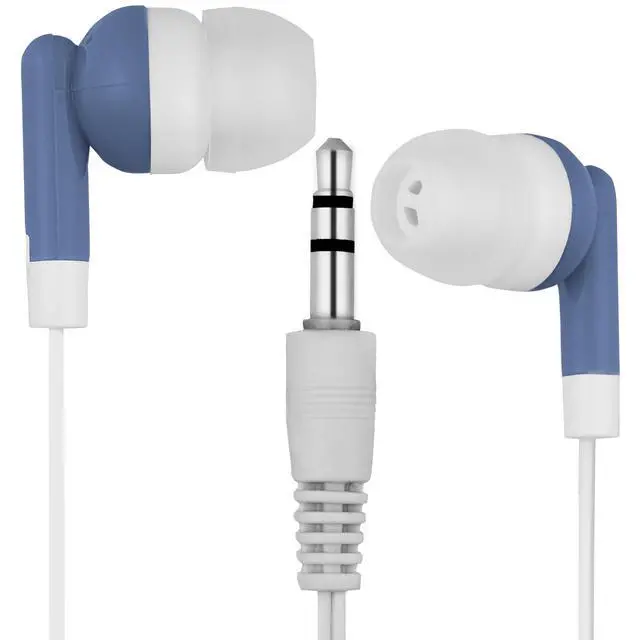 Alt view image 4 of 5 - LowCostEarbuds Bulk Pack of 50 Mixed Candy Color Individually Packaged 3.5mm in-Ear Earbuds/Headphones - Great for Schools/Kids/Libraries
