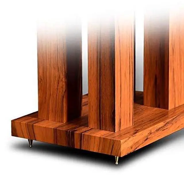 Main image of M5 Speaker Stands HiFi Audio MDF Loudspeaker Racks 24 inch Supports 150 Lbs for Bookshelf Speakers Pair (PVC Wood Finish)
