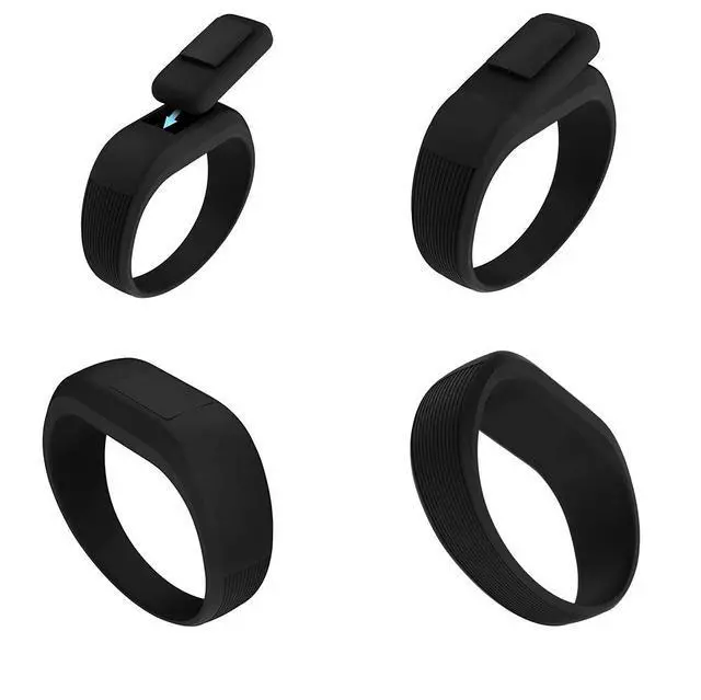 Alt view image 6 of 7 - Band for Garmin Vivofit Jr/Vivofit Jr. 2, Soft Silicone Replacement Watch Band Strap for Garmin Vivofit Jr/Vivofit Jr. 2 Activity Tracker, Small, Large