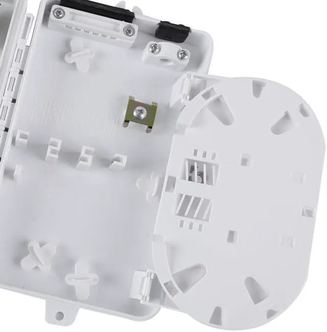 Alt view image 3 of 7 - 6 Port FTTH Fiber Distribution Box - Splitter Box for SC, FC, E2000 Adapters