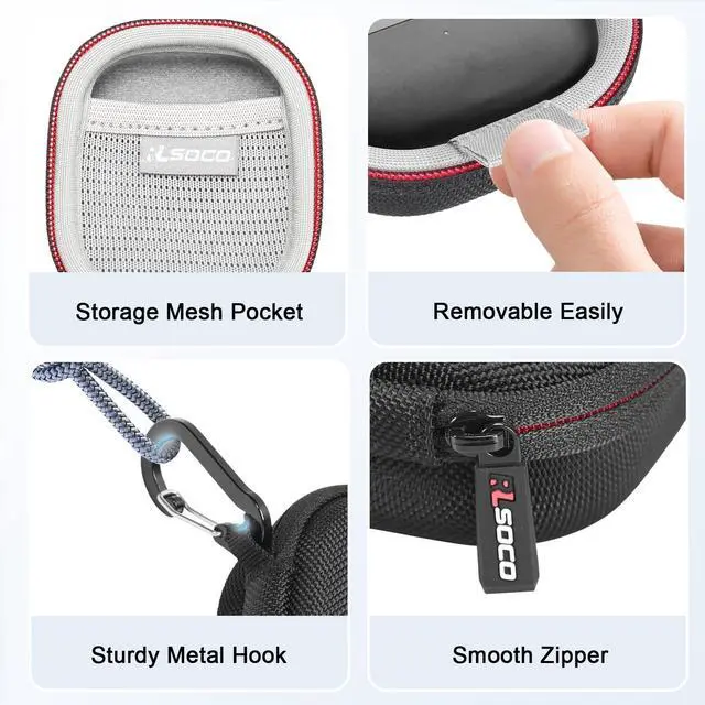 Alt view image 3 of 7 - Carrying Case for Bowers & Wilkins Pi8 Wireless Earbuds (Case Only)