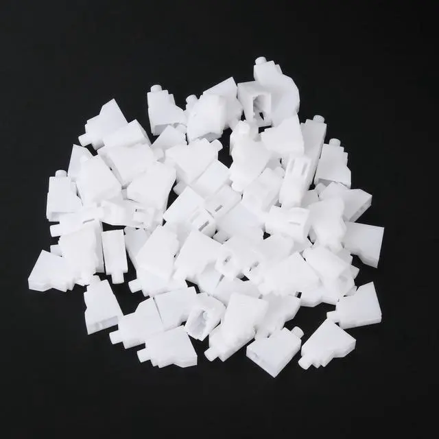 Alt view image 5 of 7 - LC Fiber Optic Dust Caps, 200 Pack LC Simplex Dust Caps for Fiber Optic Quick Connector, Patch Cord, Pigtail and Adapter