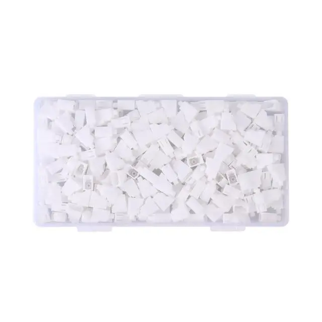 Alt view image 6 of 7 - LC Fiber Optic Dust Caps, 200 Pack LC Simplex Dust Caps for Fiber Optic Quick Connector, Patch Cord, Pigtail and Adapter