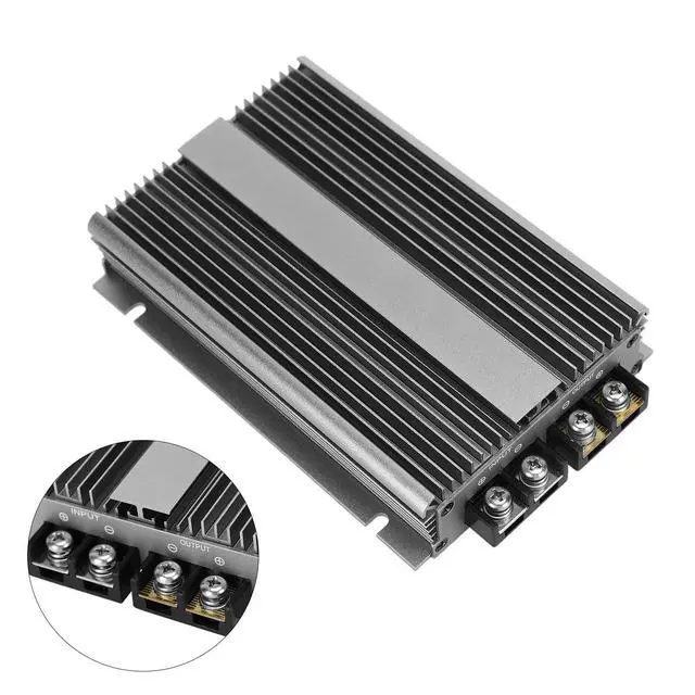 Alt view image 2 of 6 - 12V to 36V 20A Step-Up Power Supply Converter Regulator for Car, Waterproof Aluminum 20A DC-DC 12V Step Up to 36V Power Supply Converter