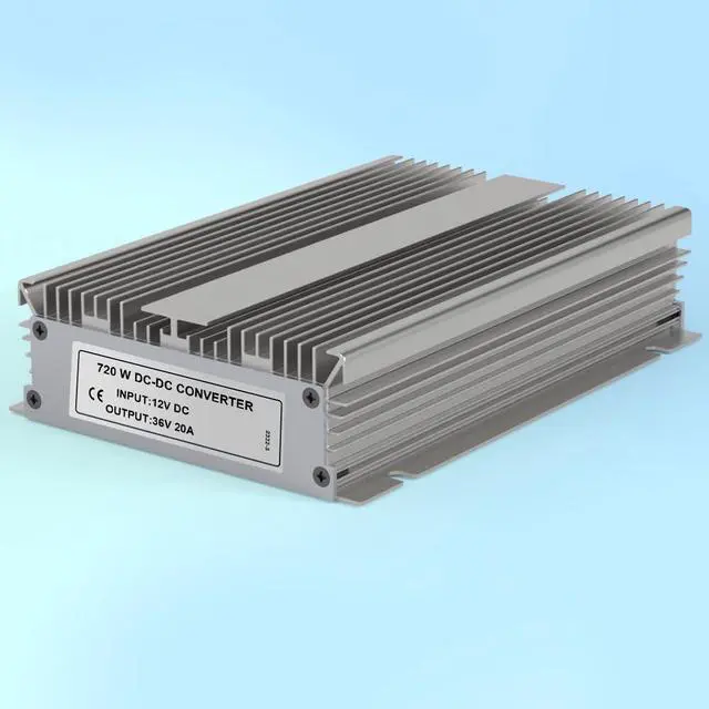 Alt view image 6 of 6 - 12V to 36V 20A Step-Up Power Supply Converter Regulator for Car, Waterproof Aluminum 20A DC-DC 12V Step Up to 36V Power Supply Converter