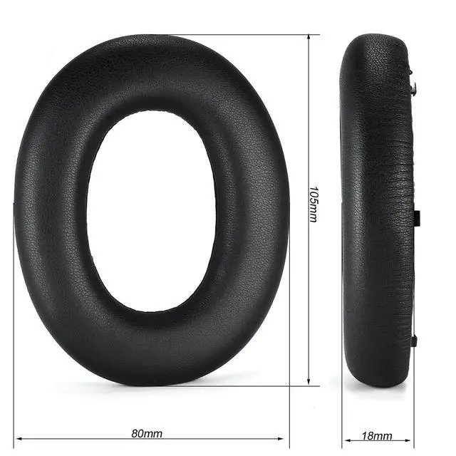 Alt view image 5 of 7 - Px7 Earpads - Replacement Ear Pads Cover Cushions Compatible with Bowers & Wilkins Px7 Over Ear Wireless Bluetooth Headphones,High-Density Noise Cancelling Foam (Black Protein Leather)