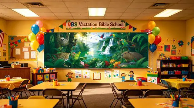 Alt view image 6 of 6 - 18×6ft Rainforest Animal Backdrop, Tropical Jungle Waterfall Party Decor | Premium Polyester Fabric,Foldable,Excellent Shooting Effect as a Rainforest Animal Backdrop,Great for Jungle Theme Photoshoot