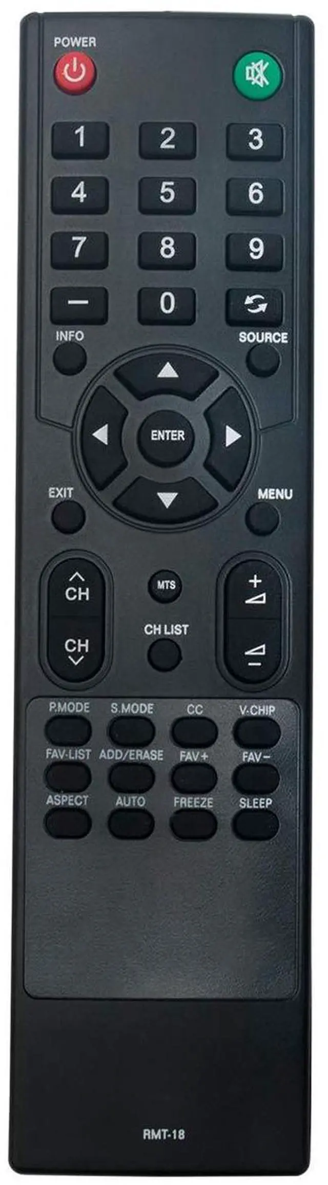Main image of RMT-18 Remote Control Replacement Applicable for Westinghouse HDTV LCD TV | VR-4090 VR4090