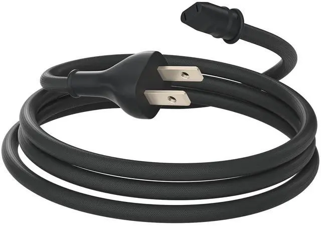 Main image of Power Cord for A1639 Homepod(1st Gen) Smart Speaker, 6ft/1.8m | US AC Power Cable 2-Prong Plug Male to Female Power Cord 622-00104, Black, Not for HomePod 2(2nd Gen)