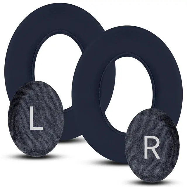 Alt view image 2 of 6 - Replacement Cooling-Gel Earpads for Bose Noise Cancelling Headphones 700 (NC700) - Ice-Silk Fabric, Memory Foam for Ultimate Comfort - Blue