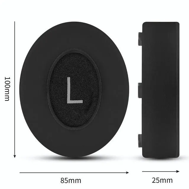 Alt view image 4 of 5 - Replacement Cooling-Gel Earpads for Bose Noise Cancelling Headphones 700 (NC700) - Ice-Silk Fabric, Memory Foam for Ultimate Comfort - Black