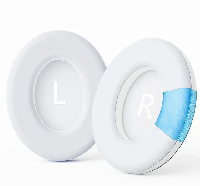 Main image of Replacement Cooling-Gel Earpads for Bose Noise Cancelling Headphones 700 (NC700) - Ice-Silk Fabric, Memory Foam for Ultimate Comfort - White
