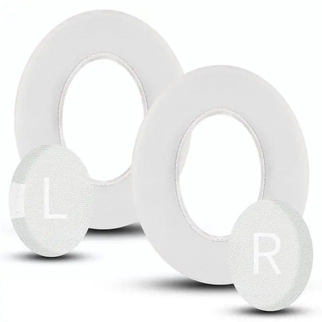 Alt view image 2 of 6 - Replacement Cooling-Gel Earpads for Bose Noise Cancelling Headphones 700 (NC700) - Ice-Silk Fabric, Memory Foam for Ultimate Comfort - White