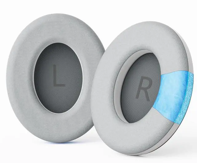Main image of Replacement Cooling-Gel Earpads for Bose Noise Cancelling Headphones 700 (NC700) - Ice-Silk Fabric, Memory Foam for Ultimate Comfort - Light Grey
