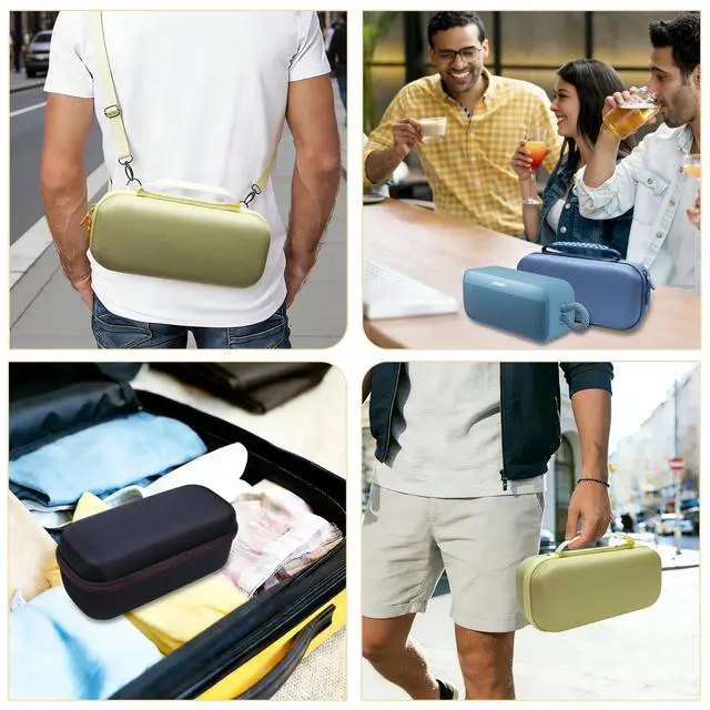 Alt view image 5 of 7 - LTGEM Case for Bose SoundLink Plus Portable Bluetooth Speaker | Hard EVA Shell, Water-Resistant, Shock Protection, Scratch-Resistant Interior, Portable Travel Storage Case Only