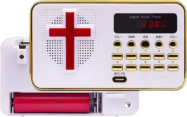 Main image of Chinese Bible Player, Preloaded Bible Stories and Songs Portable Electronic Player in Mandarin, Christian Player (16G)