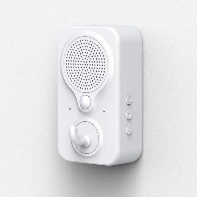 Alt view image 2 of 7 - Motion Activated Sound Player, Welcome Doorbell DIY Voice Recordable PIR Infrared Motion Sensor Activated Voice Player, Body Detector for Door Greeter, Entry Alert