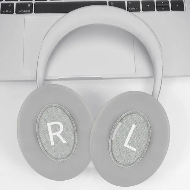 Alt view image 5 of 6 - Replacement Cooling-Gel Earpads for Bose Noise Cancelling Headphones 700 (NC700) - Ice-Silk Fabric, Memory Foam for Ultimate Comfort - Light Grey