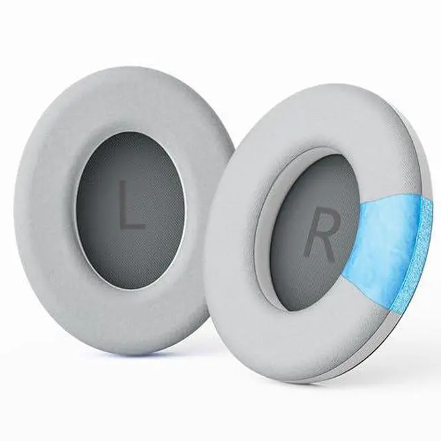 Alt view image 6 of 6 - Replacement Cooling-Gel Earpads for Bose Noise Cancelling Headphones 700 (NC700) - Ice-Silk Fabric, Memory Foam for Ultimate Comfort - Light Grey
