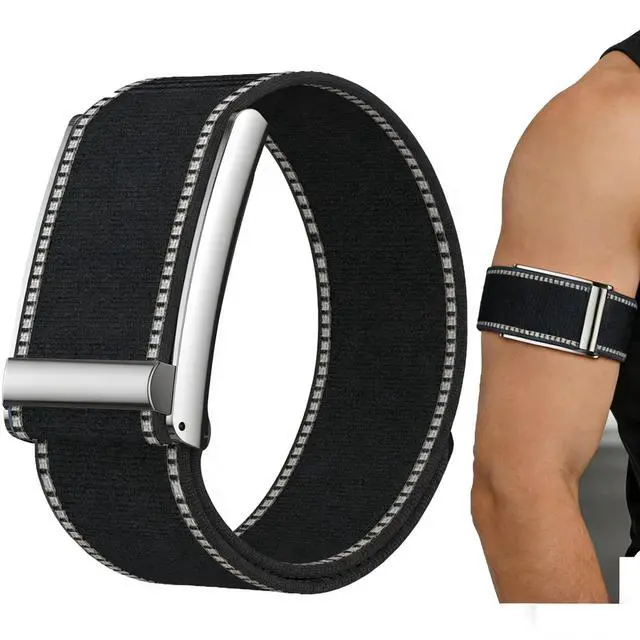 Alt view image 2 of 6 - Nylon Sport Bands Compatible with Whoop 5.0 One/Peak/Life Arm Band | Adjustable, Waterproof, Breathable, Replacement Wristbands Straps Not Compatible with Gen 4