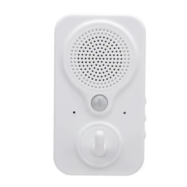 Alt view image 5 of 7 - Motion Activated Sound Player, Welcome Doorbell DIY Voice Recordable PIR Infrared Motion Sensor Activated Voice Player, Body Detector for Door Greeter, Entry Alert
