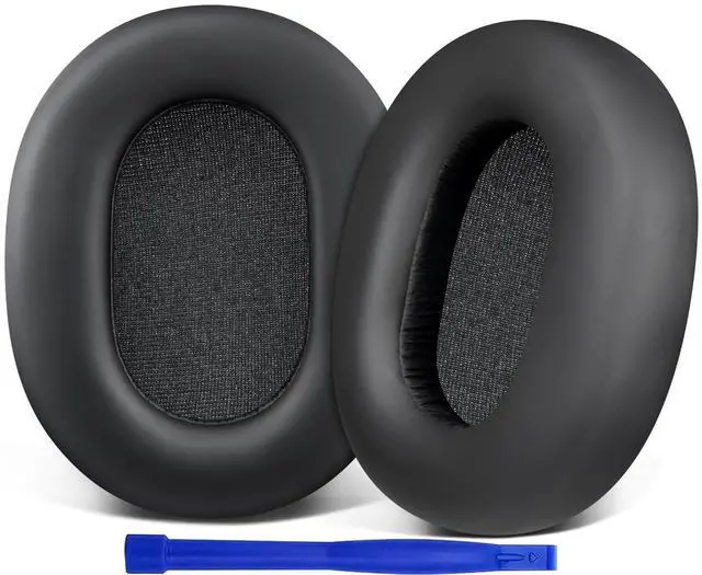 Main image of Replacement Earpads for Sony WH-1000XM5 (WH1000XM5) Noise Canceling Headphones, Ear Pads Cushions with Protein Leather and Noise Isolation Memory Foam, Added Thickness - Black