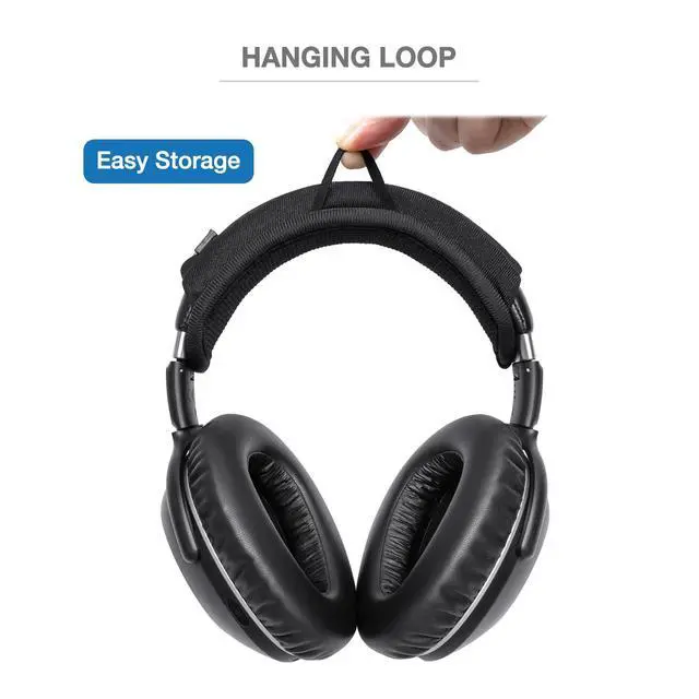 Alt view image 4 of 7 - Earpads Headband Cushion Cover Refresher Kit Compatible with Sennheiser PXC550, PXC 550-II, PXC480, MB660 UC, MB 660 MC Headphone, Protein Leather Replacement Ear Pads with Memory Foam