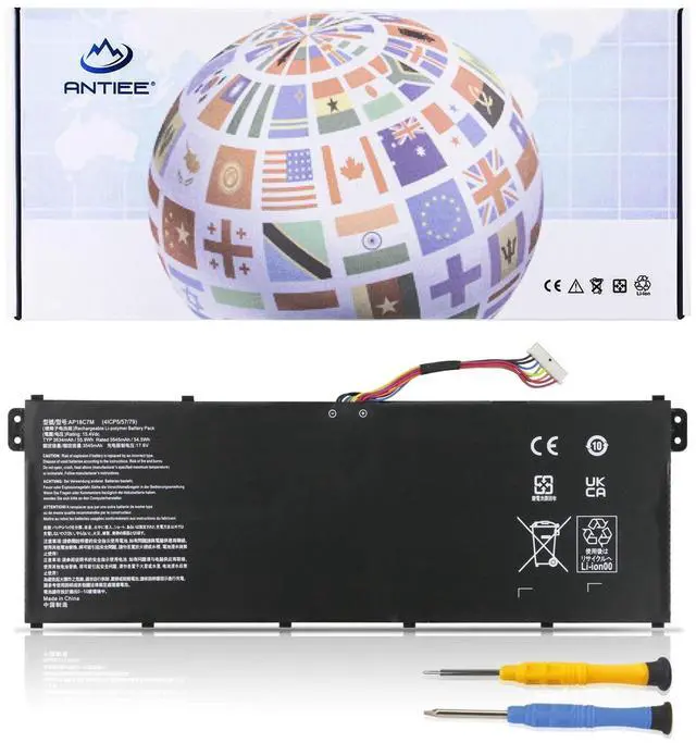 Main image of 55.9Wh AP18C7M Laptop Battery for Acer ConceptD 3/Spin 5/Swift 3/5 Series | CN315-72,SP513-54N/55N,SF313-52/52G/53,SF514-55T/55TA,SF514-54GT/55GT