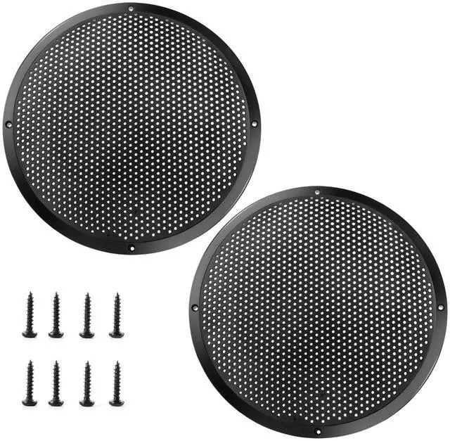 Main image of 10'' Speaker Grill Cover 10 Inch Plastic Speaker Subwoofer Grill Cover for Car Speakers, Home Speakers