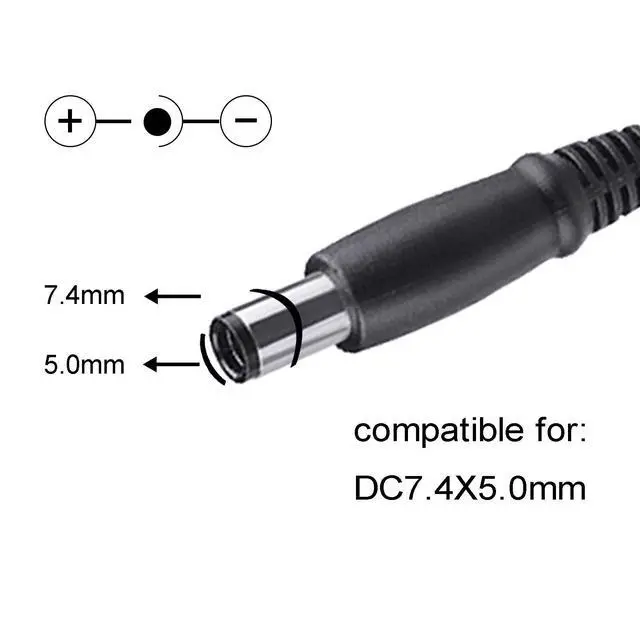 Alt view image 6 of 6 - AC Doctor INC 19.5V 4.62A 90W AC Adapter Charger Power Supply Cord for Dell Laptop Computer PA-10 PA10 7.4x5.0mm
