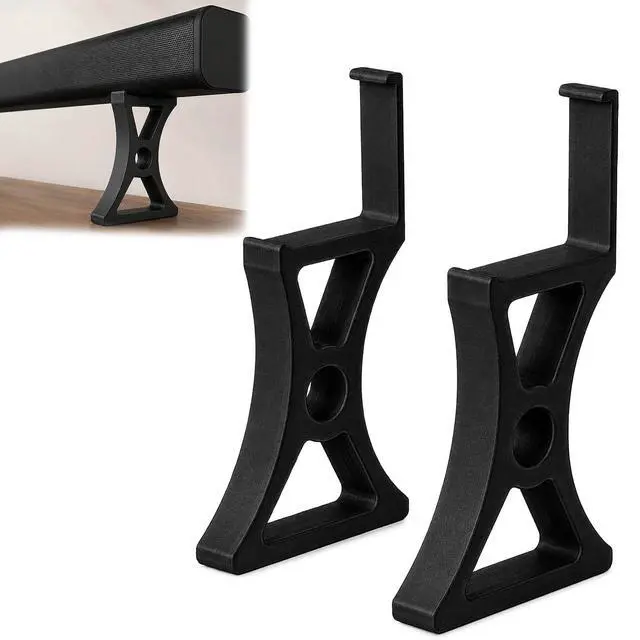 Main image of 6 Inch 150mm Soundbar Riser Stand Compatible with Arc Ultra, Heavy Duty Sound Bar Elevation Base for TV Cabinet & Desktop Shelf, No Tools Required Easy Installation (Black)