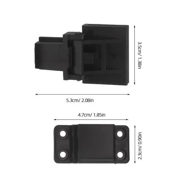 Alt view image 2 of 7 - Turntable Dust Cover Hinges Record Player Lid Hinge Replacement Universal Vinyl Record Player Parts Smooth Lid Movement Easy Install Home Audio Maintenance Accessory