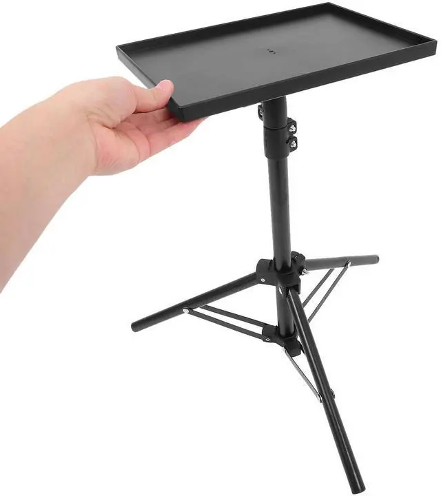 Alt view image 7 of 7 - Portable Laptop Stand Projector -saving Tripod Adjustable Bracket for Home Theater