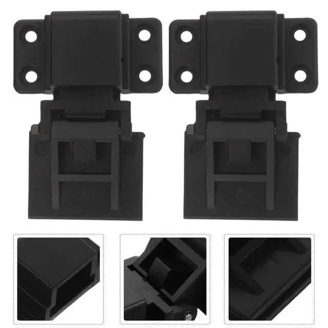 Alt view image 7 of 7 - Turntable Dust Cover Hinges Record Player Lid Hinge Replacement Universal Vinyl Record Player Parts Smooth Lid Movement Easy Install Home Audio Maintenance Accessory