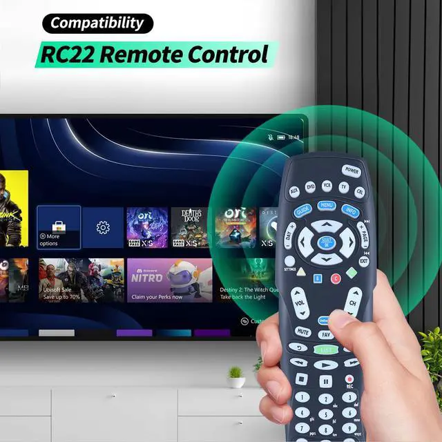 Alt view image 2 of 6 - RC122 RC1226001/04B New Replacement Remote Control Applicable for Spectrum Time Warner Charter