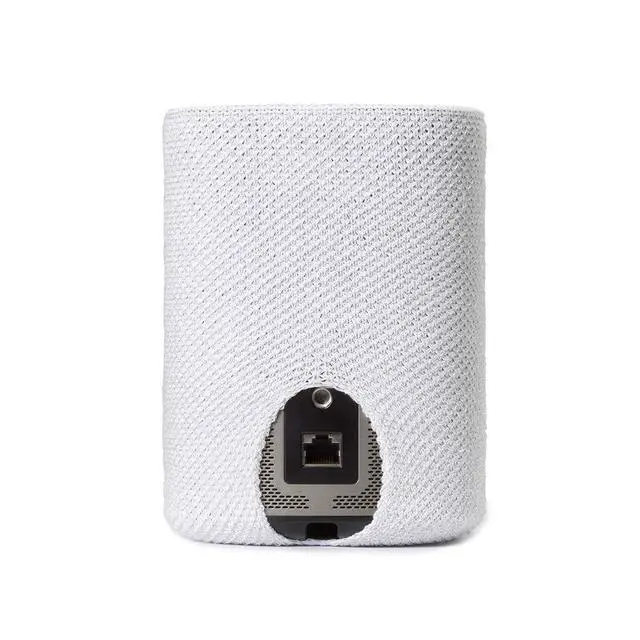 Alt view image 3 of 7 - Speaker Cover for Sonos One (2nd Gen) - Smoke White | 3D-Knitted Speaker Cover by Studio Truly Truly | Acoustic Transparency & Custom Fit