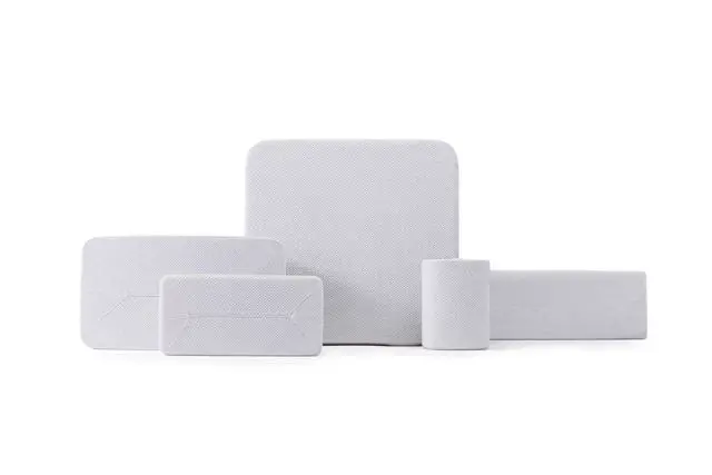 Alt view image 7 of 7 - Speaker Cover for Sonos One (2nd Gen) - Smoke White | 3D-Knitted Speaker Cover by Studio Truly Truly | Acoustic Transparency & Custom Fit