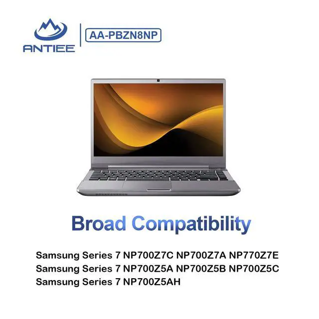 Alt view image 6 of 7 - AA-PBZN8NP Laptop Battery for Samsung Series 7 Notebook NP-700 NP-700Z | NP700Z7C NP700Z5A NP700Z5B NP700Z5C NP700Z5AH NP700Z7A NP700Z5CH NP770Z7E Series BA43-00318A P42GL5-01-N01 1588-3366