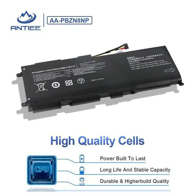 Alt view image 3 of 7 - AA-PBZN8NP Laptop Battery for Samsung Series 7 Notebook NP-700 NP-700Z | NP700Z7C NP700Z5A NP700Z5B NP700Z5C NP700Z5AH NP700Z7A NP700Z5CH NP770Z7E Series BA43-00318A P42GL5-01-N01 1588-3366
