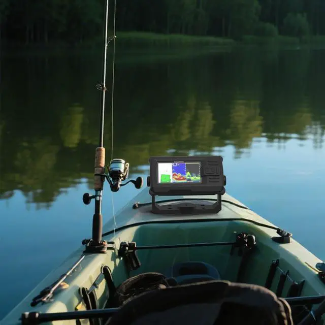 Alt view image 6 of 7 - Fish Finder Protective Silicone Skin Cover Compatible with Garmin Striker Vivid 5cv Fishfinder and Garmin Striker 5cv, Black Silicone Cover with Installation Case, Marine Navigation Accessory