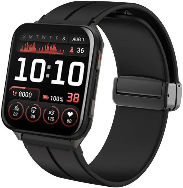 Main image of Compatible with Garmin Venu X1 Bands, Soft Silicone Sport Wristband Replacement Straps Compatible with Garmin Venu X1 Smartwatch