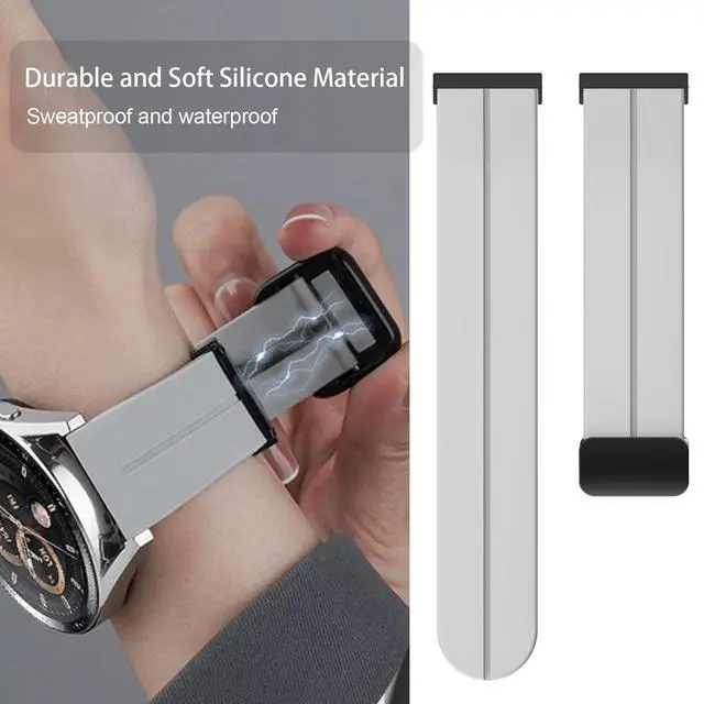 Alt view image 4 of 6 - Compatible with Garmin Venu X1 Bands, Soft Silicone Sport Wristband Replacement Straps Compatible with Garmin Venu X1 Smartwatch